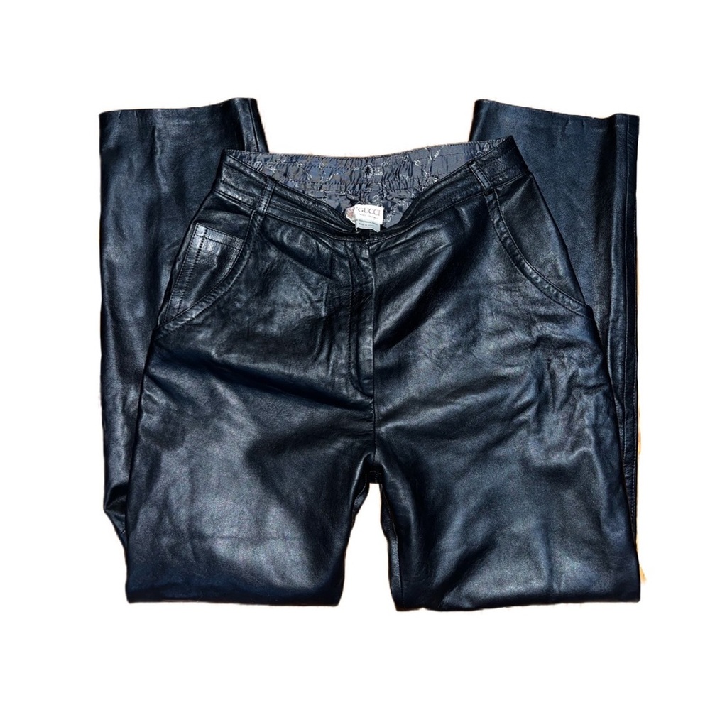 Gucci Leather Pants
